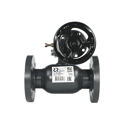 Кран шаровой сталь Jip-R Premium FF Ду 200 Ру25 фл с редуктором Ридан 065N0356GR