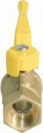 кран шаров. 11б27п газ. 1.1/4" в/н ручка А11 БАЗ