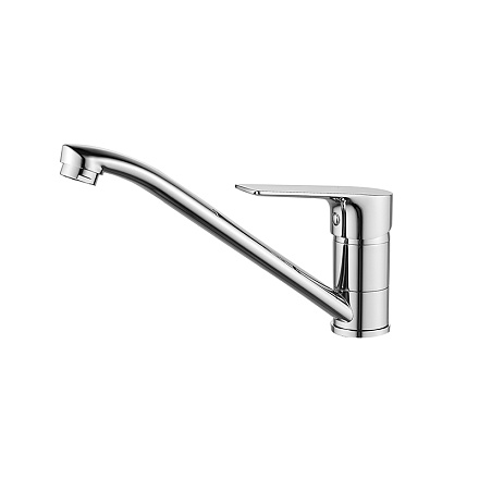 смеситель кухня ROSSINKA картридж д.35мм с поворотным изливом 199 мм, RS27-21