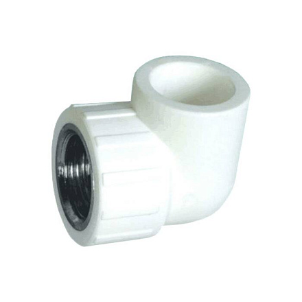 Угольник PP-R бел комб Дн20х3/4" ВР VALFEX 10125120