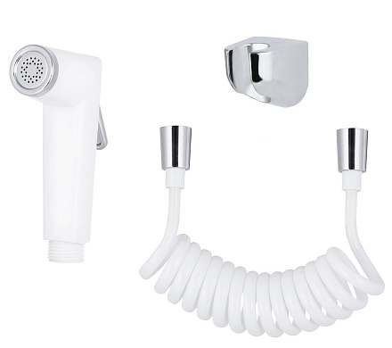 Гигиенический набор KAISER SH-351, 1-jet, шланг ПВХ до 2м, пластик, кор./White
