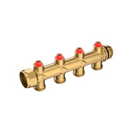 Коллектор лат клап баланс 1" м/р 4в 3/4" ЕК н/р 50мм Giacomini R583SY104
