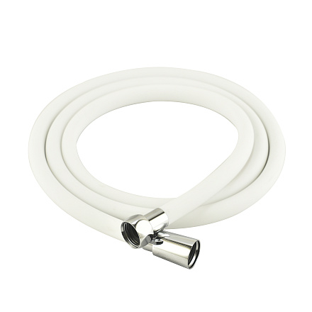 шланг д/душа MELODIA WONDER SILICONE ANTI-TWIST 1/2"*1/2" конус нерж.d15, L175см белый MKP34445BLwt