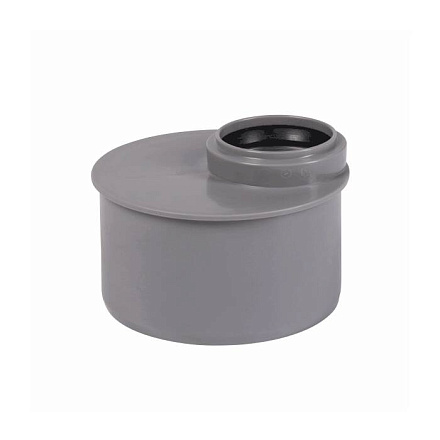 Переход PP-H эксц сер б/н Дн110х50 короткий в/к HTR Ostendorf 115725