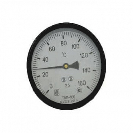 Термометр биметалл ТБП-Т 160С Дк100 L=100 G1/2" осев ЗТП Минск