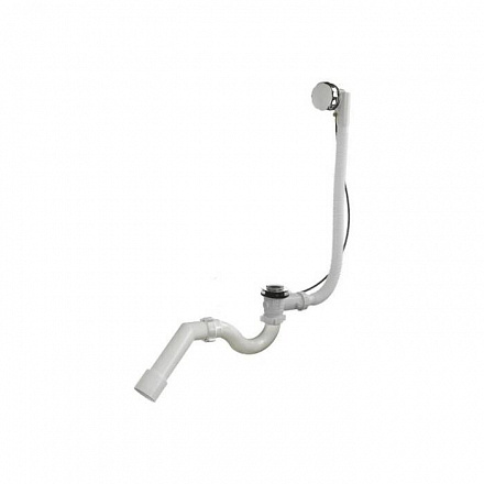 Сифон д/ванны труб полуавт 1 1/2"x40 пер/тр 45гр 40/50 Орио А-23087