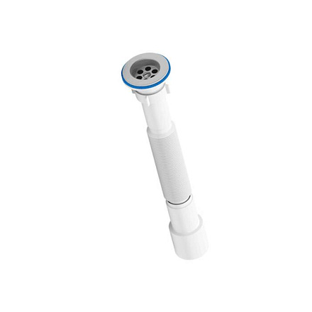 Сифон мойки гофр 1 1/2"x40/50 нерж/сет АНИ Пласт G106