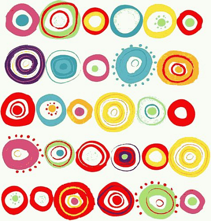 шторка д/в тканевая 180х200см "Узоры" MZ-86