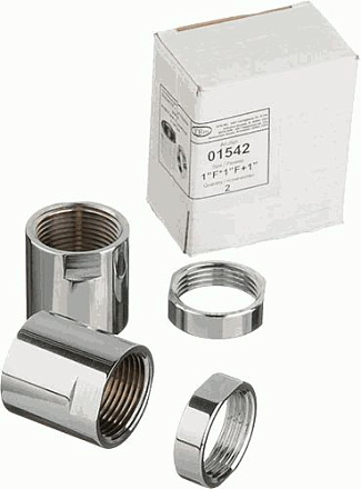 муфта для п/суш. с гайкой 1"*1" TRm (пара) 01542