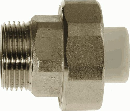 муфта PPRC комбинированная разъемная 40*1.1/4" нар. КРОСС