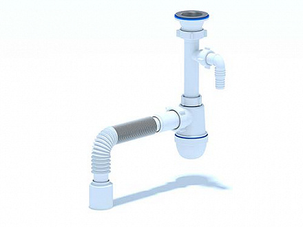 С0310 Сифон Ани 1-1/2" х 40 с нос. с г/тр.40х50