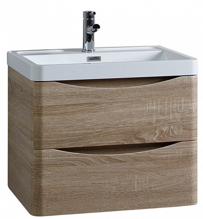 тумба Сиэтл 70 (Фостер 70) DB2 подвесная, дуб Сонома без умывальника