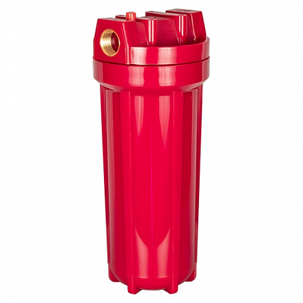 АБФ-ГОР-12, Фильтр для ГОРЯЧЕЙ ВОДЫ из УСИЛЕННОГО ПОЛИПРОПИЛЕНА. Типоразмер СЛИМ ЛАЙН 10 дюймов. Под