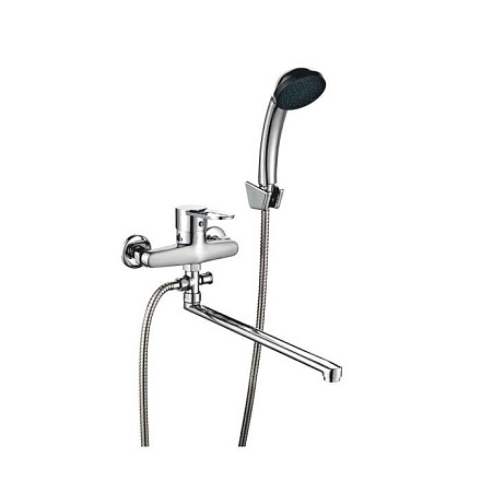 Смес/ванна ПСМ-521-К/008 однор дл/изл плоск Lобр в/к ПЛЮС Профсан PSM-521-008