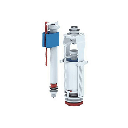 Арматура д/бачка набор 1/2" пл/ш н/под хр кноп 1реж АНИ Пласт WC8510C