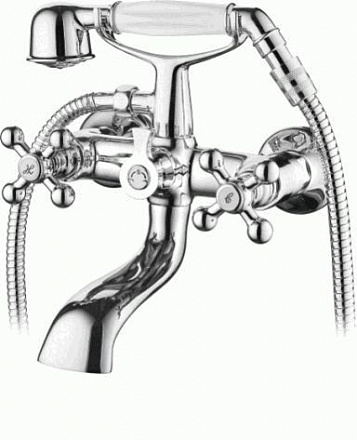 смеситель ванна LEDEME короткий излив, хром,  L3119
