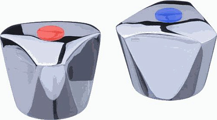 маховик Трио металл 8*20 (пара) MELODIA MKP20277WC