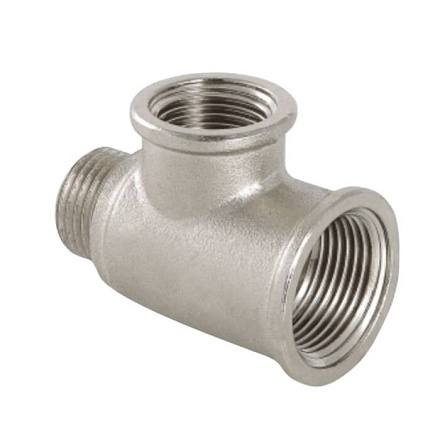 Тройник лат перех Ду20х20х15 м/м/р никель VALFEX VF.134.N.034.034.012