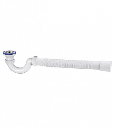 сифон для душевого поддона VIR 1.1/2"х40мм МИНИ Элит с нерж. чашкой и гофрой 40/50 арт.7087