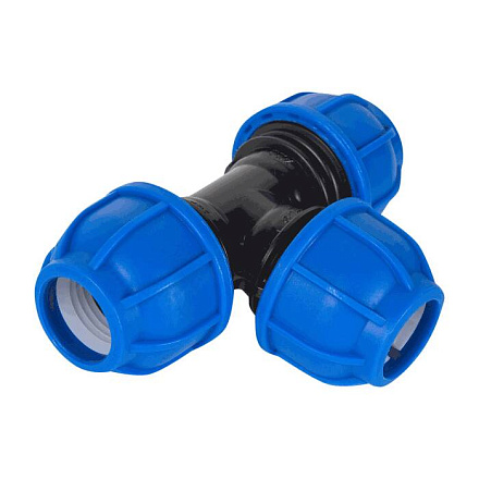 Тройник компресс ПЭ Дн25 Ру16 VALFEX 1210012252525