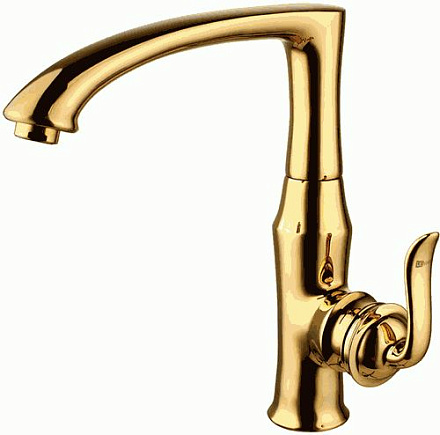 смеситель кухня LEMARK Brava картридж 35мм, золото LM4705G