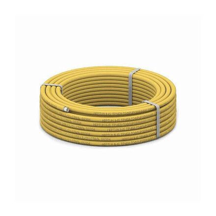 Труба гофр нерж SS304 желт 15A Ру15 (10м) отожжен газ STAHLMANN SP3041502010