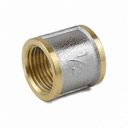 Муфта лат Ду50 м/м никель ГОСТ 32585 Aquasfera 9018-06