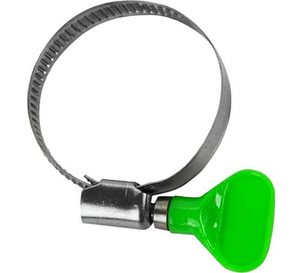 Хомут червячный с барашком 20-32/9W2 (нерж. сталь) WM /50 шт