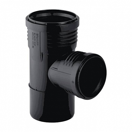 Тройник PP-MD б/ш б/н Дн90х50х87, 5гр в/к Silent-PP Geberit 390.448.14.1