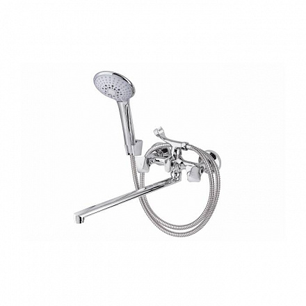 Смес/ванна ПСМ-184-38-СТ к/затв дл/изл плоск Lобр в/к КВАДРО Профсан PSM-184-38-ST