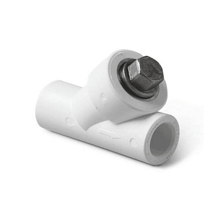 Фильтр PP-R бел сетчатый Дн32х45гр VALFEX 10141032