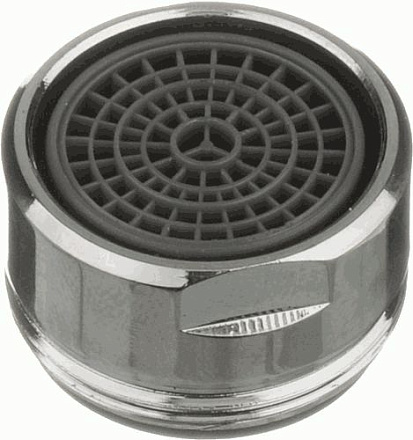 аэратор латунный М24*1 нар.рез., пласт.сетка MELODIA MKP20720WC