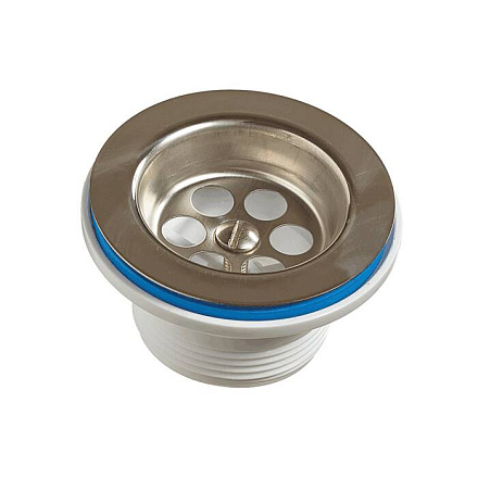 Выпуск мойки 1 1/2" нерж/сетка Орио А-4004-02