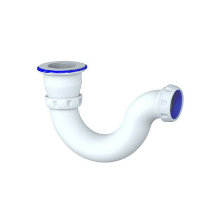 Сифон д/поддона труб 1 1/2"x50/40 пласт/сетка Unicorn G43P