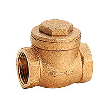 Клапан обратный латунь поворотный N5 Ду 40 Ру16 Тмакс=110 оС ВР 1 1/2" заслонка латунь+NBR Giacomini