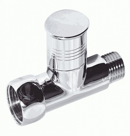 вентиль прямой колпак для полотенцесушителя 3/4" х 1/2"  г/ш  пара SMART