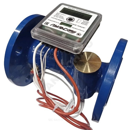 Счётчик г/в и х/в ультразвуковой Ду 80 Ру16 Qn=120 м3/ч 105С L=200мм фл Пульсар У Тепловодохран Н000