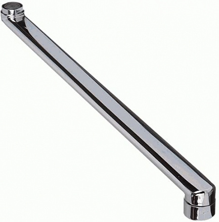 излив для смесителя для ванны плоский L-образный с аэратором 40см MELODIA MKP20718P