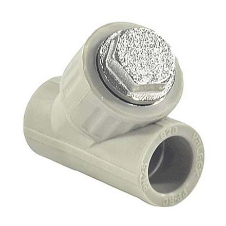 Фильтр PP-R сер сетчатый Дн20х45гр VALFEX 10141020Г