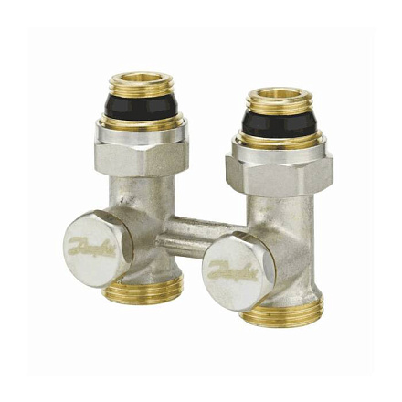 Узел ниж/п RLV-KS Ду15 Ру10 1/2x3/4" ЕК прям в/к двухтр Danfoss 003L0220