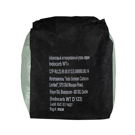 фильтрующая загрузка ГЕЙЗЕР кокосовый актив. уголь Indo German 12*30 50л (25кг) 40228