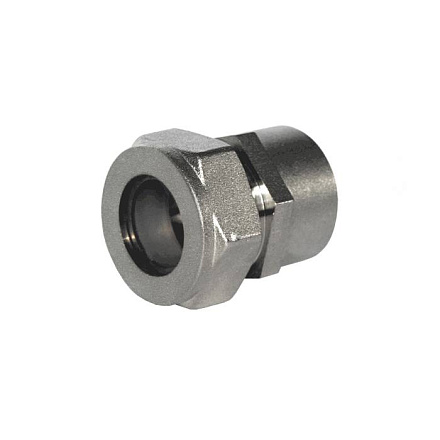 Муфта лат никель 15Aх1/2" обж/м STAHLMANN SSFL1501/2NEF