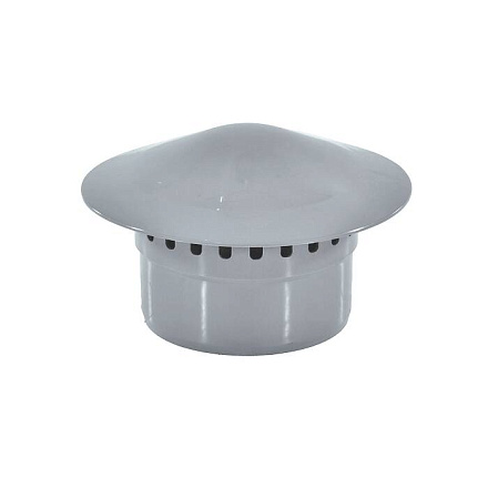 Зонт PP-H вентиляц сер б/н Дн110 BASE VALFEX 26106110