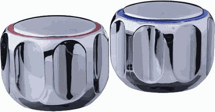 маховик Эрика пласт. квадрат 7*7 короткий (пара) MELODIA MKP20228WC