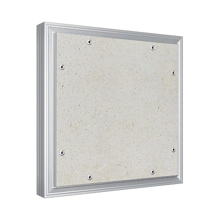 люк ревизионный D Ceramo Optimum 300х300 скрыт.монтаж петля алюминий EVECS