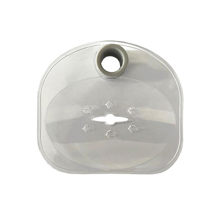 мыльница d25 Jive/Джайв, прозрачный пластик MELODIA MKP25016BL