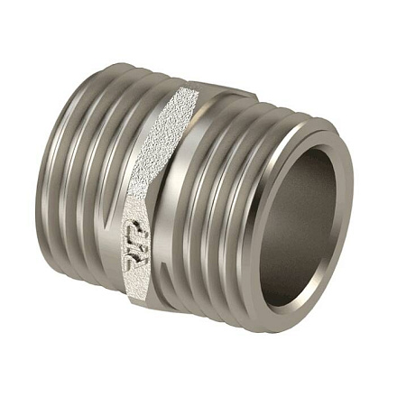 Ниппель лат Ду40 НР никель РосТурПласт 29282