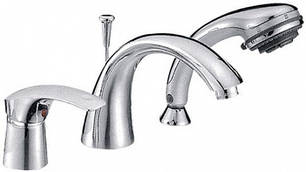 смеситель ванна LEDEME картридж д.40мм врезной на 3 отверстия L1121