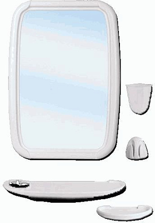 набор для ванной BEROSSI Оптима 6101 снежно-белый