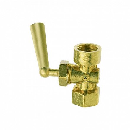 Кран д/ман лат 151 G1/2" Ру16 м/м рук Icma 90151AD05